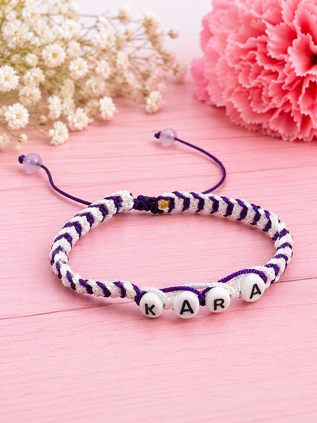 Pulsera Susurro de Lavanda 💜 | Personalizada con Nombre
